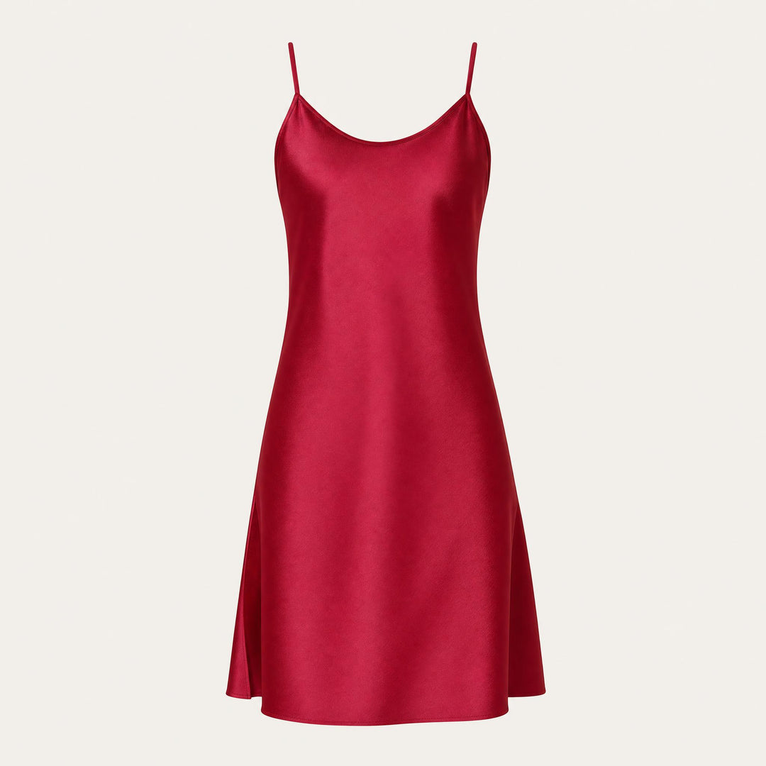 Satin Chemise - Adjustable Cami Straps