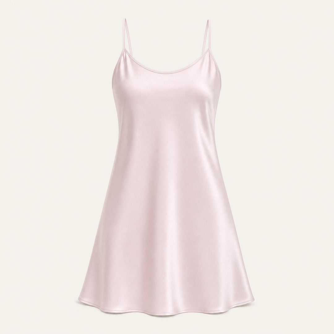 Satin Chemise - Adjustable Cami Straps