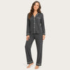 Piped Pajama Set - Long Sleeve
