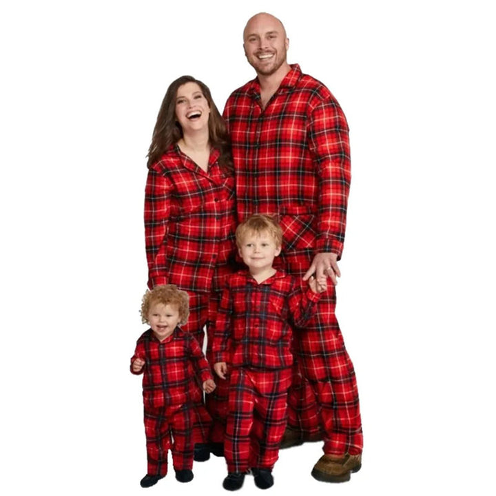 Matching Family Christmas Pajamas - Red Buffalo Plaid