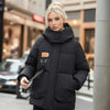 Women's Padded Coat | Funnel-Neck Quilted Winter Coat